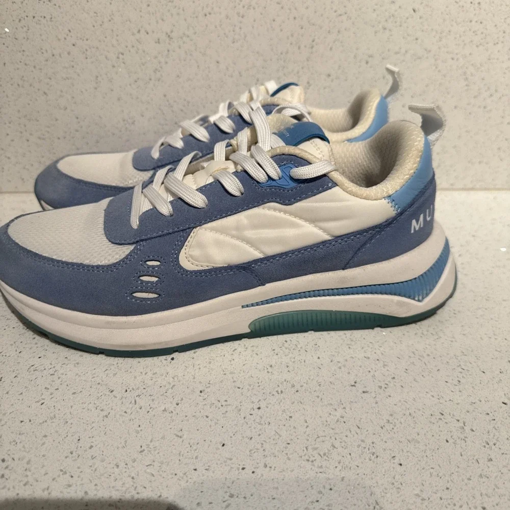 Mark Wahlberg Municipal Origin Sneakers Men's US9.5/9 White/Sky Blue